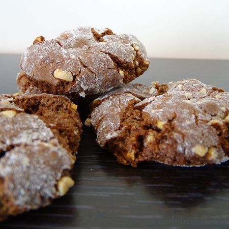 biscuits craquelés chocolat